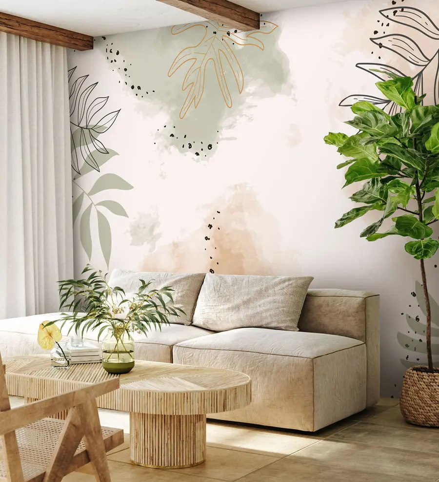 τοιχογραφίες Φύλλα - σχήματα της φύσης u73684