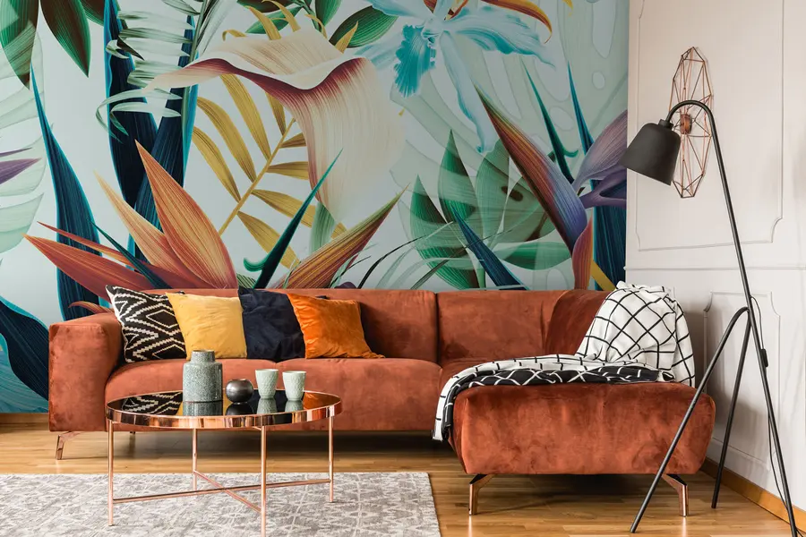 τοιχογραφίες Πολύχρωμες τροπικές περιοχές u73959