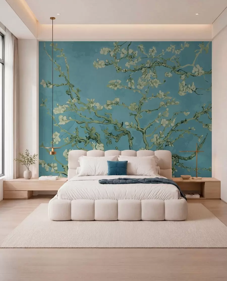 τοιχογραφίες Amandier πανοραμική σε λουλούδια Van Gogh u93603