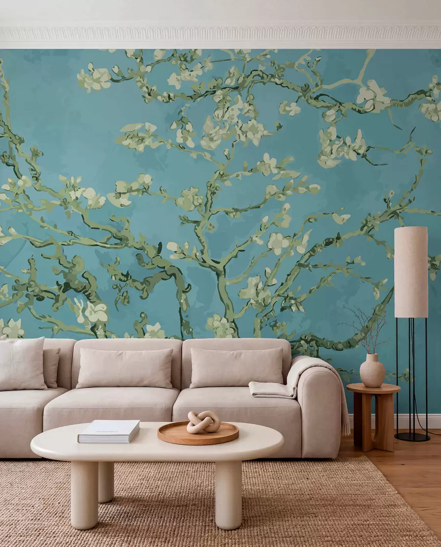 τοιχογραφίες Amandier πανοραμική σε λουλούδια Van Gogh u93603