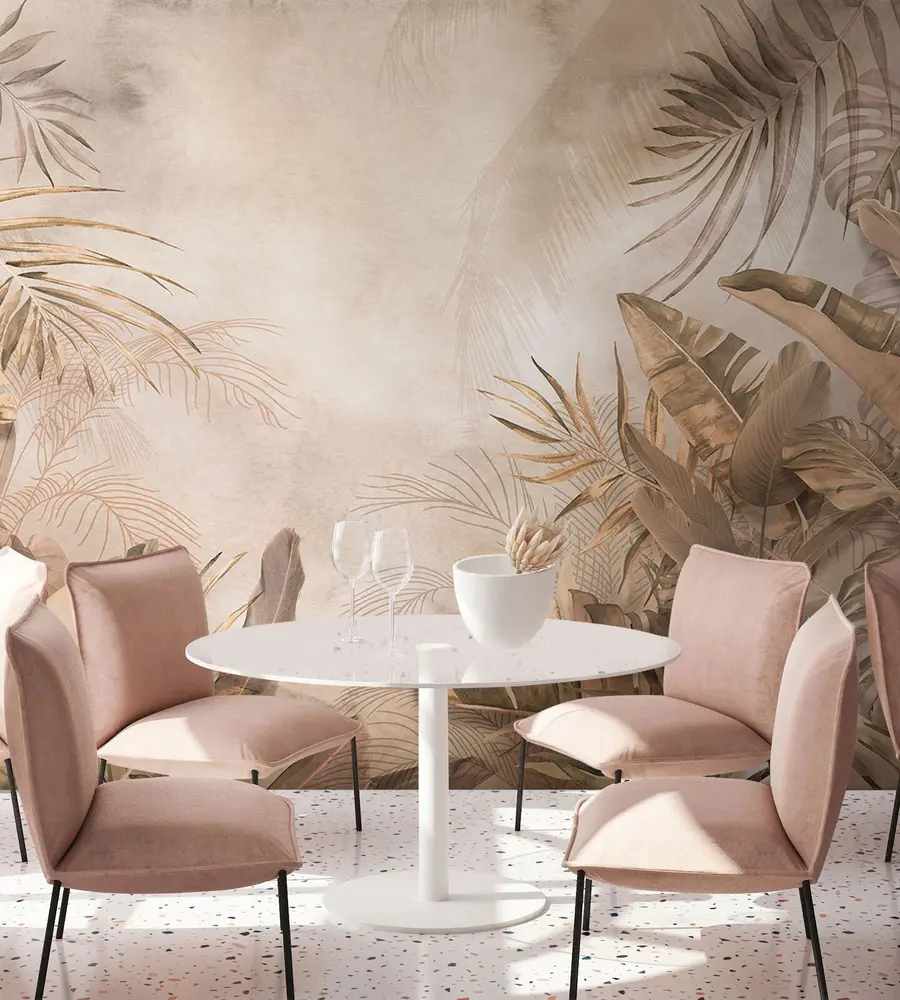 τοιχογραφίες Τροπικά φύλλα u93852