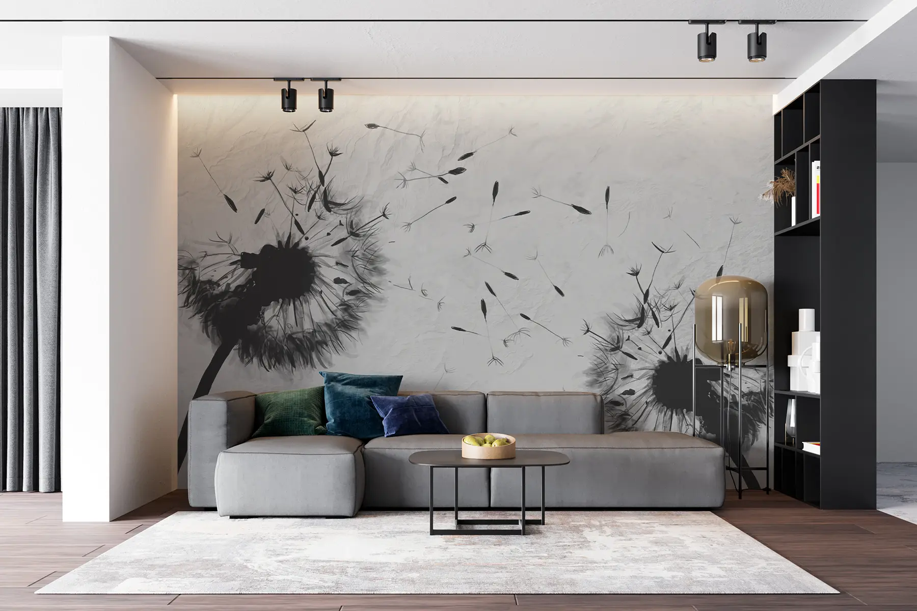 τοιχογραφίες Λουλούδι, φυτό και βλεφαρίδα u06731