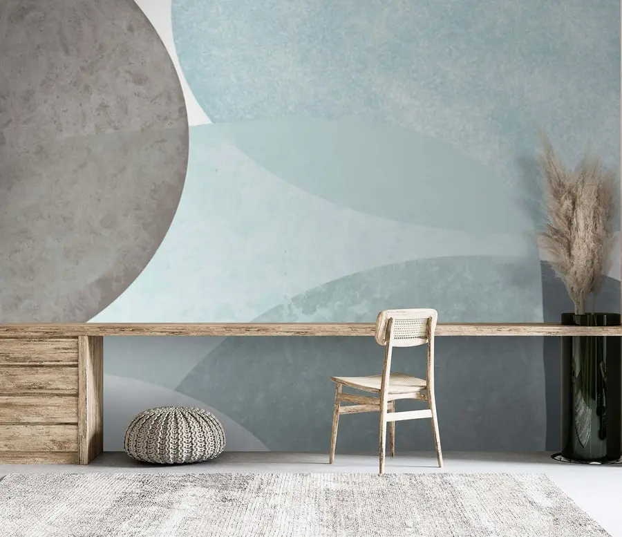 τοιχογραφίες Μεγάλοι πολύχρωμοι κύκλοι u71404