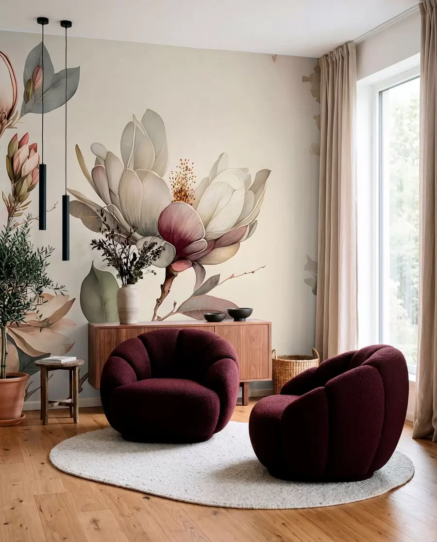 τοιχογραφίες Εικονογράφηση Magnolia u93020