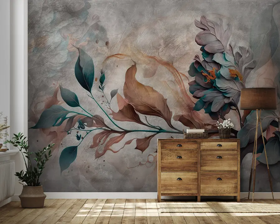 τοιχογραφίες Πανέμορφο υποκατάστημα χρωμάτων u93917