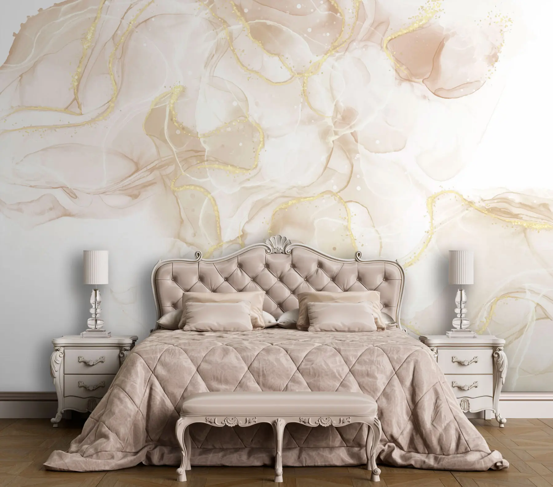 τοιχογραφίες Απαλό κρεμώδες υγρό u75374