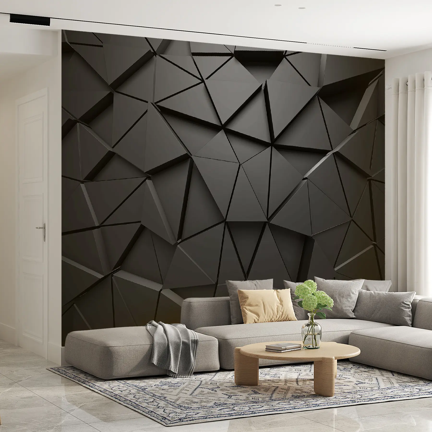 τοιχογραφίες Τρίγωνα γραφίτη u03062