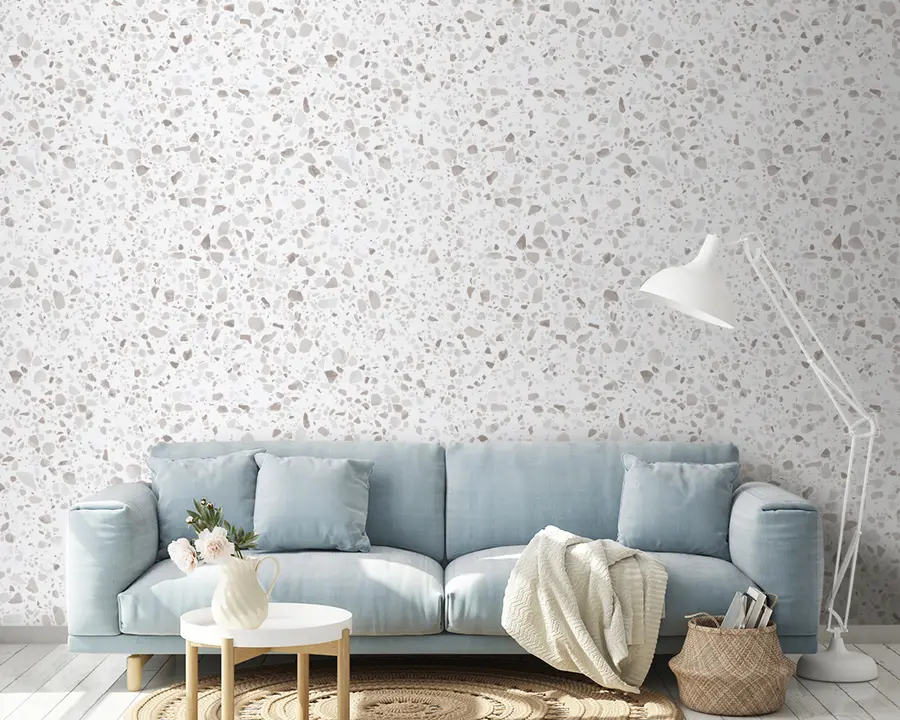 τοιχογραφίες Πλακάκια Terrazzo, μωσαϊκό με φυσικές πέτρες, γρανίτη, μάρμαρο, χαλαζία, σκυρόδεμα u94304