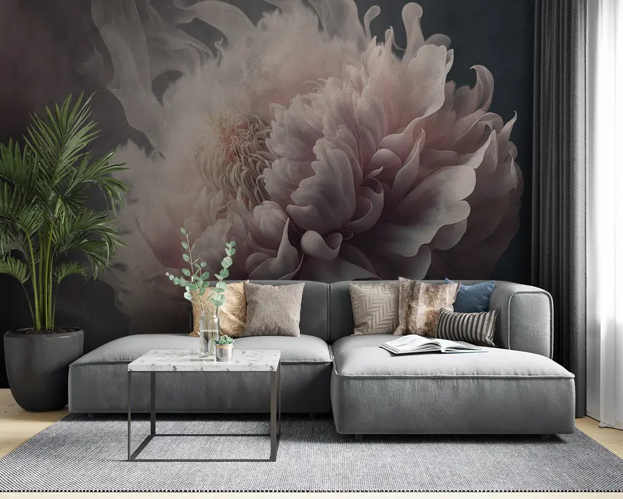 τοιχογραφίες τεράστια παιώνια u94502