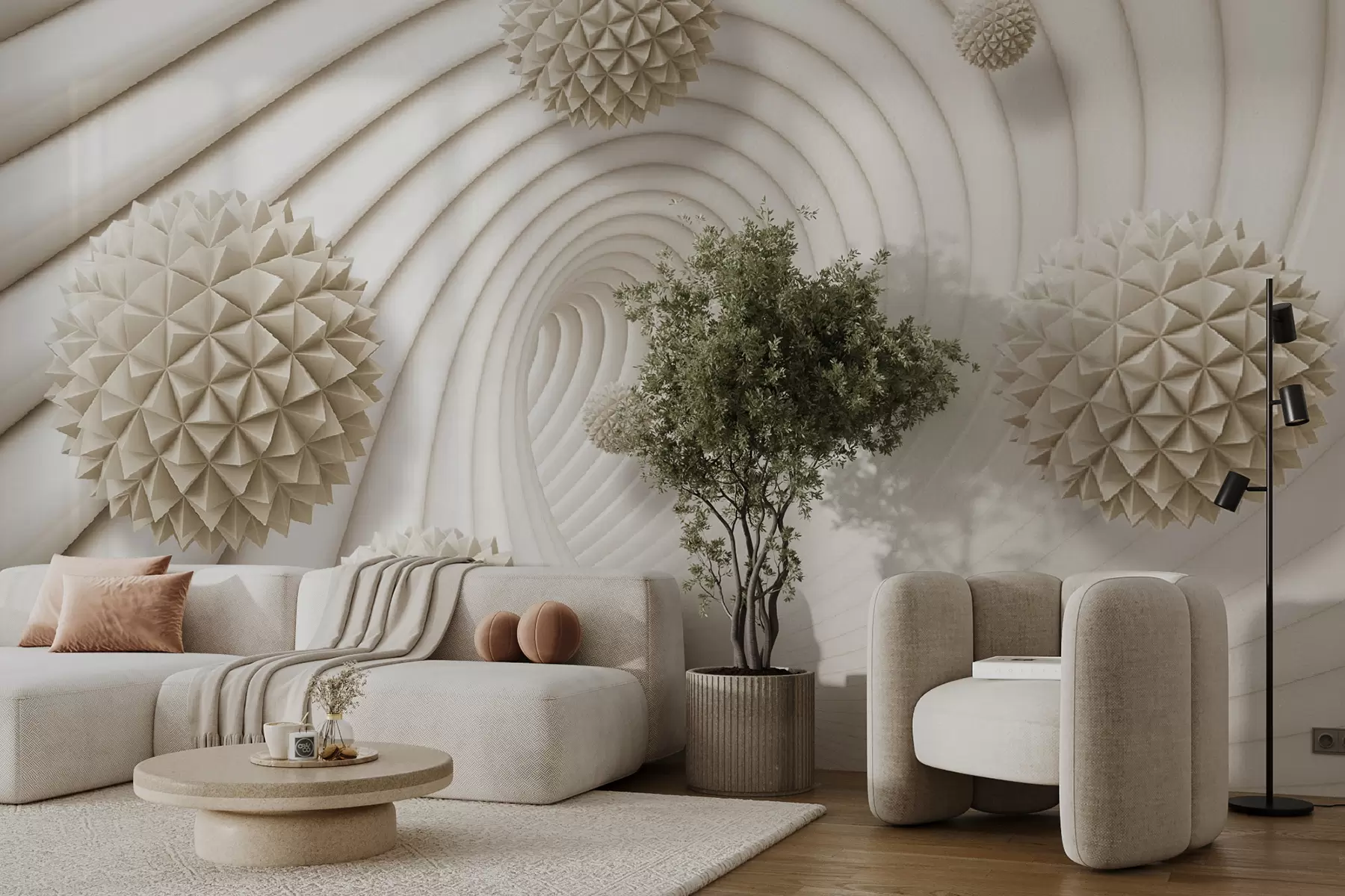 τοιχογραφίες 3D γραφικές μπάλες στο τούνελ u95440