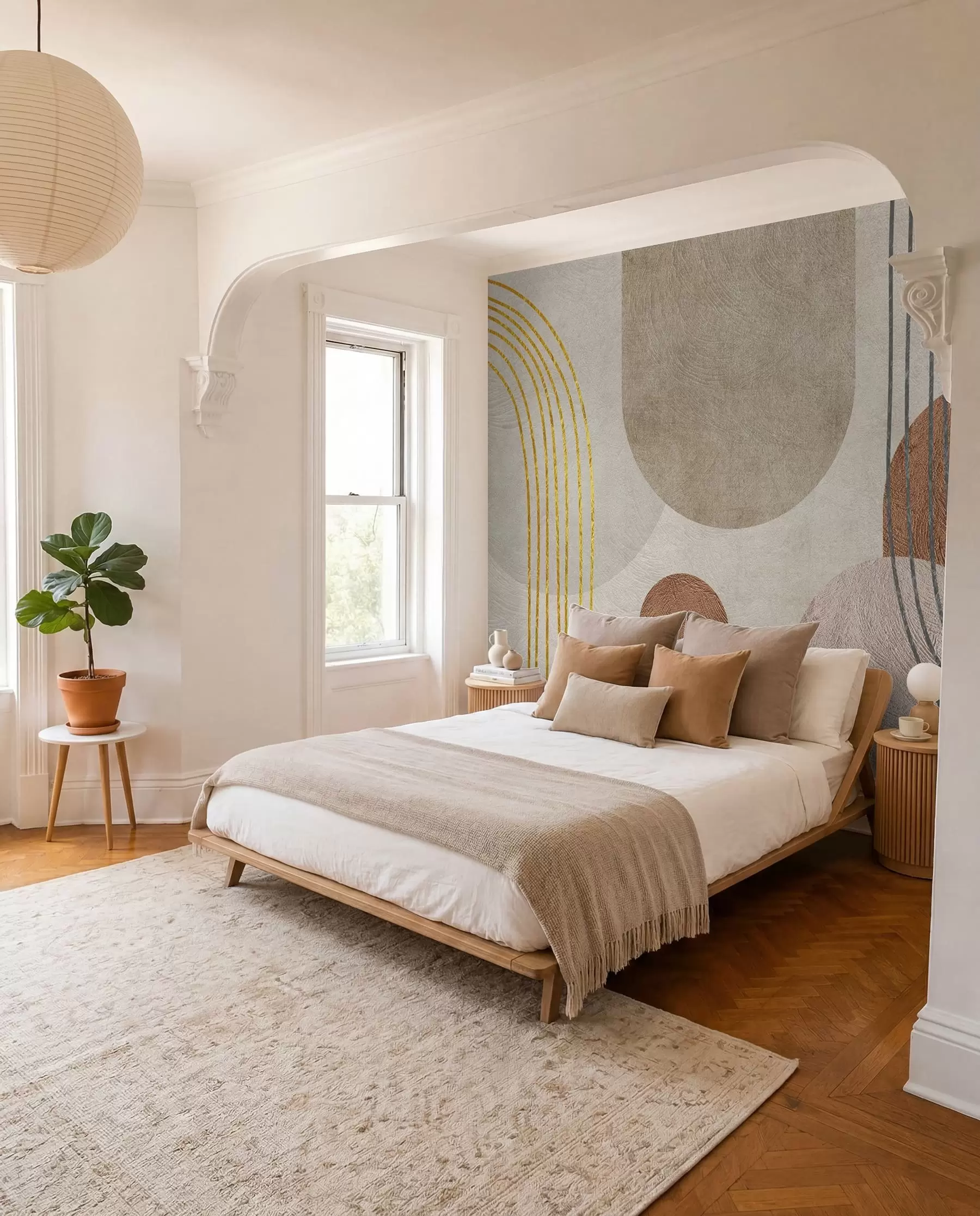 τοιχογραφίες Αφηρημένο boho μοτίβο u97255