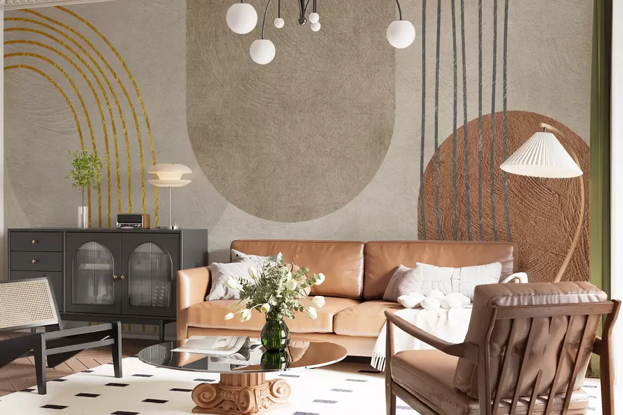 τοιχογραφίες Αφηρημένο boho μοτίβο u97255