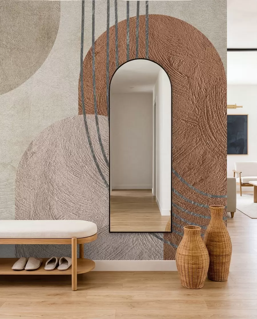 τοιχογραφίες Αφηρημένο boho μοτίβο u97255