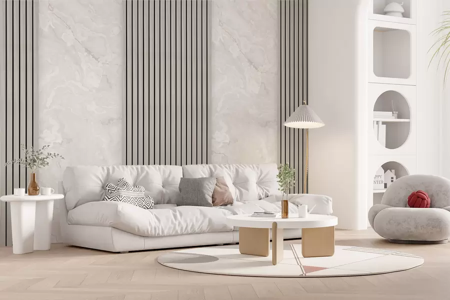 τοιχογραφίες Ξύλινα πηχάκια με μάρμαρο u97465