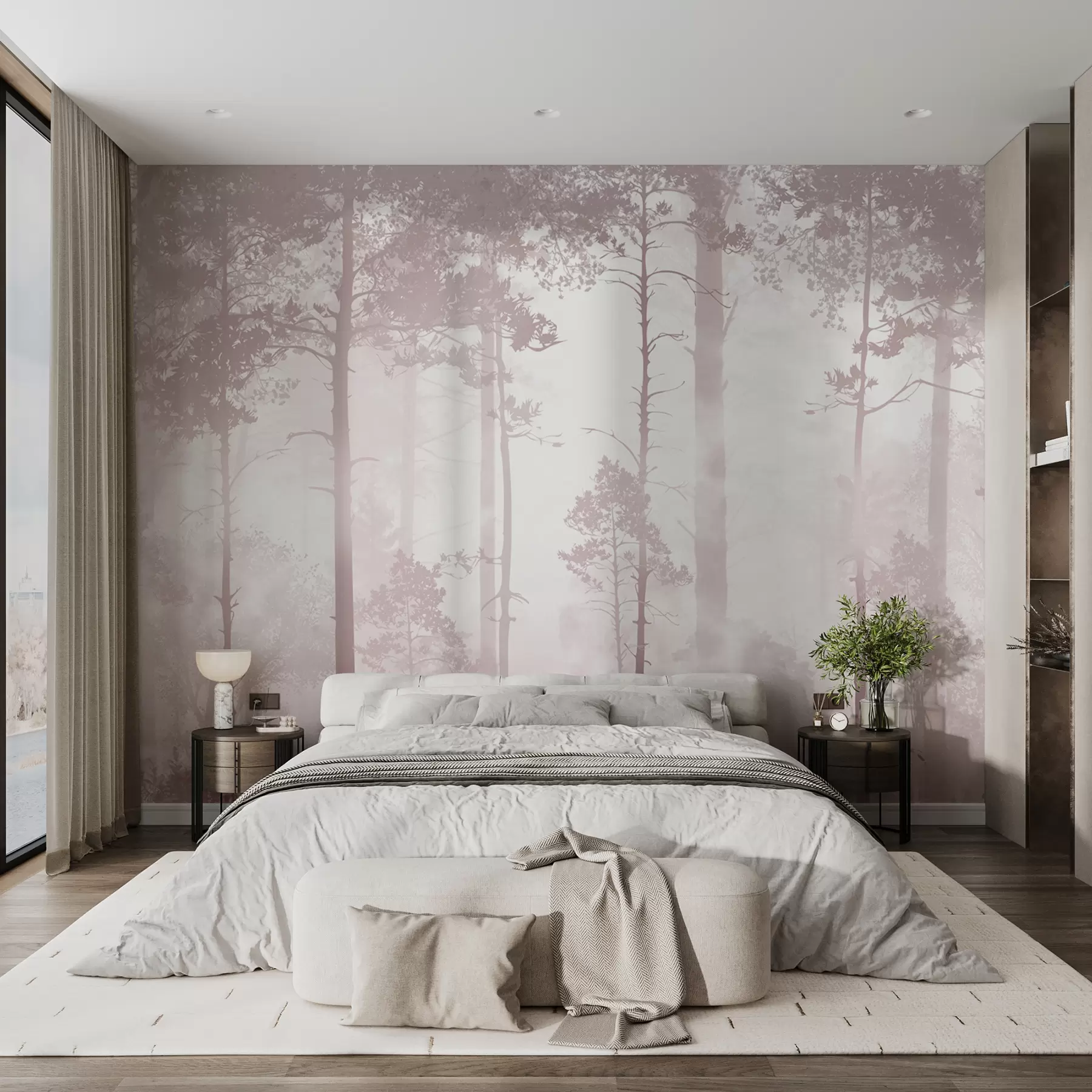 τοιχογραφίες Το δάσος στην ομίχλη u94439v1