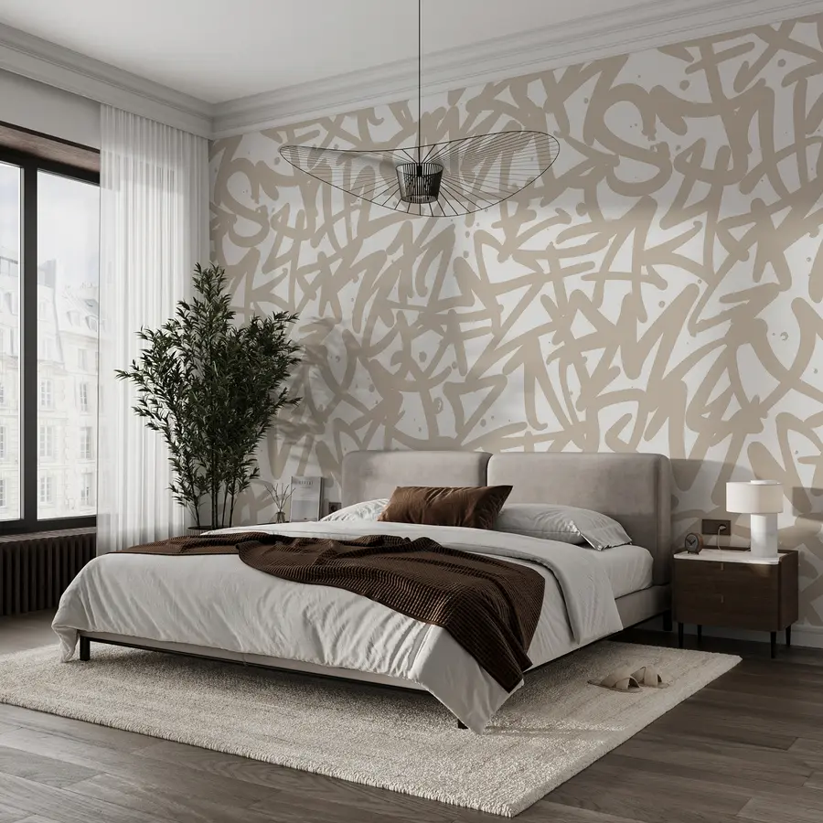 τοιχογραφίες Graffiti Emotions: Μπεζ u99087v1