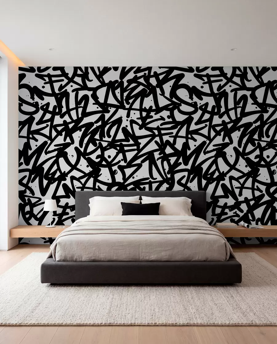 τοιχογραφίες Graffiti Emotions: Μαύρο u99087v3