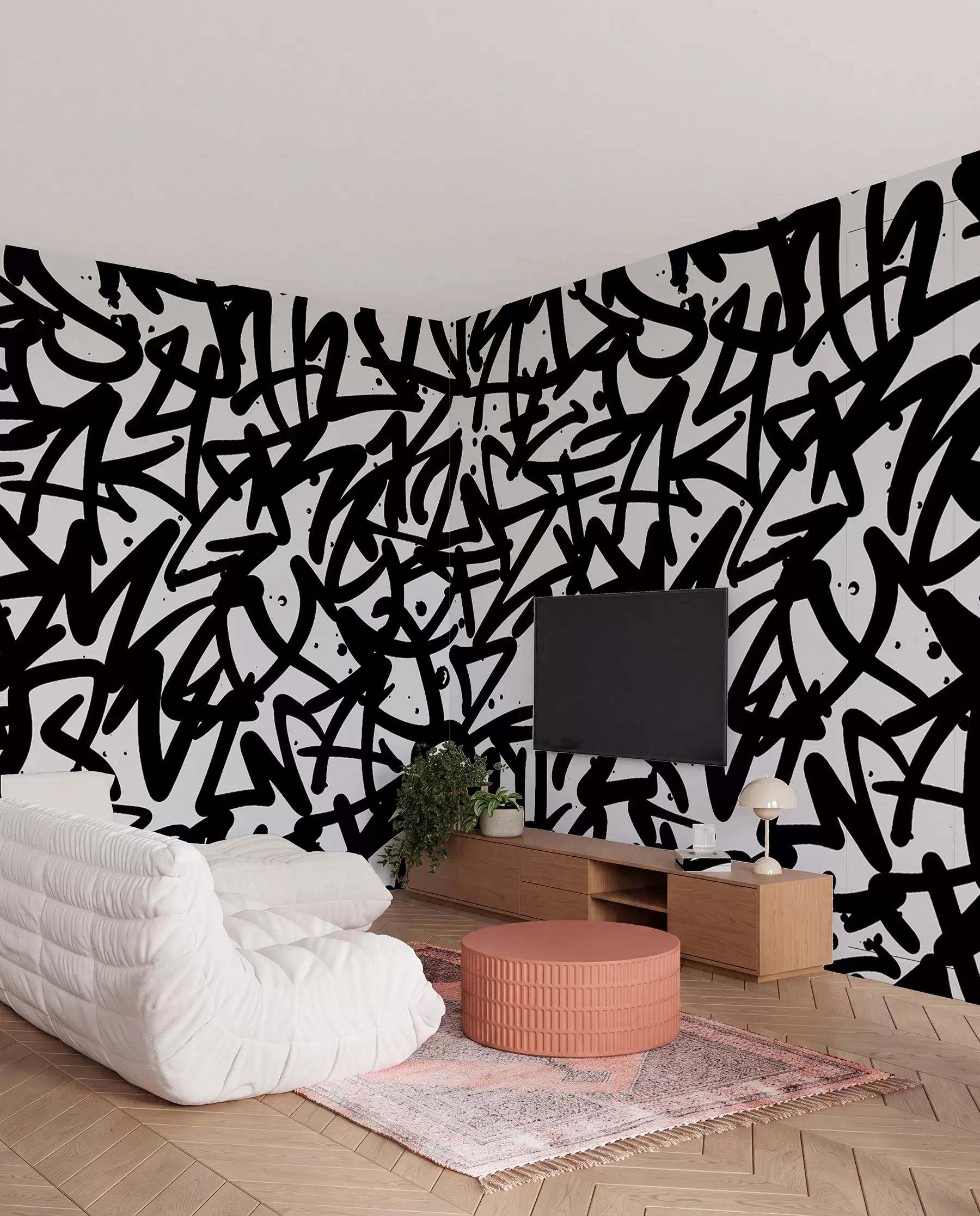 τοιχογραφίες Graffiti Emotions: Μαύρο u99087v3