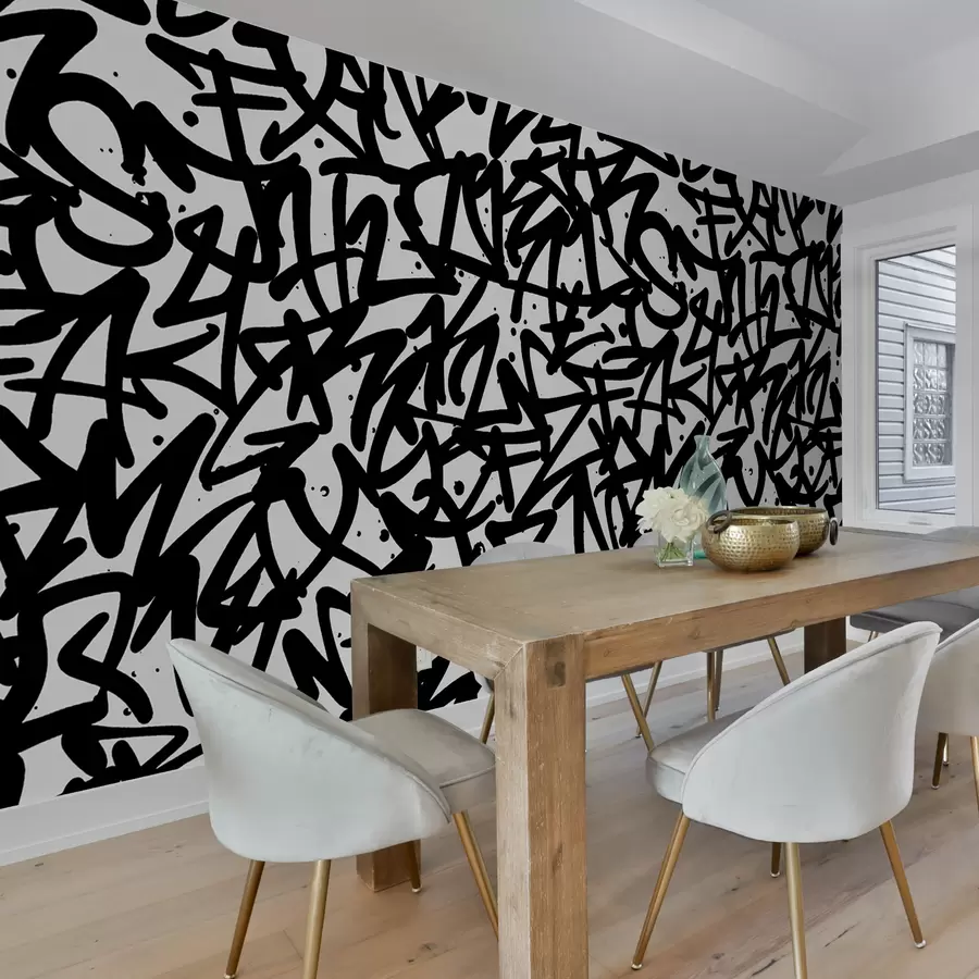 τοιχογραφίες Graffiti Emotions: Μαύρο u99087v3