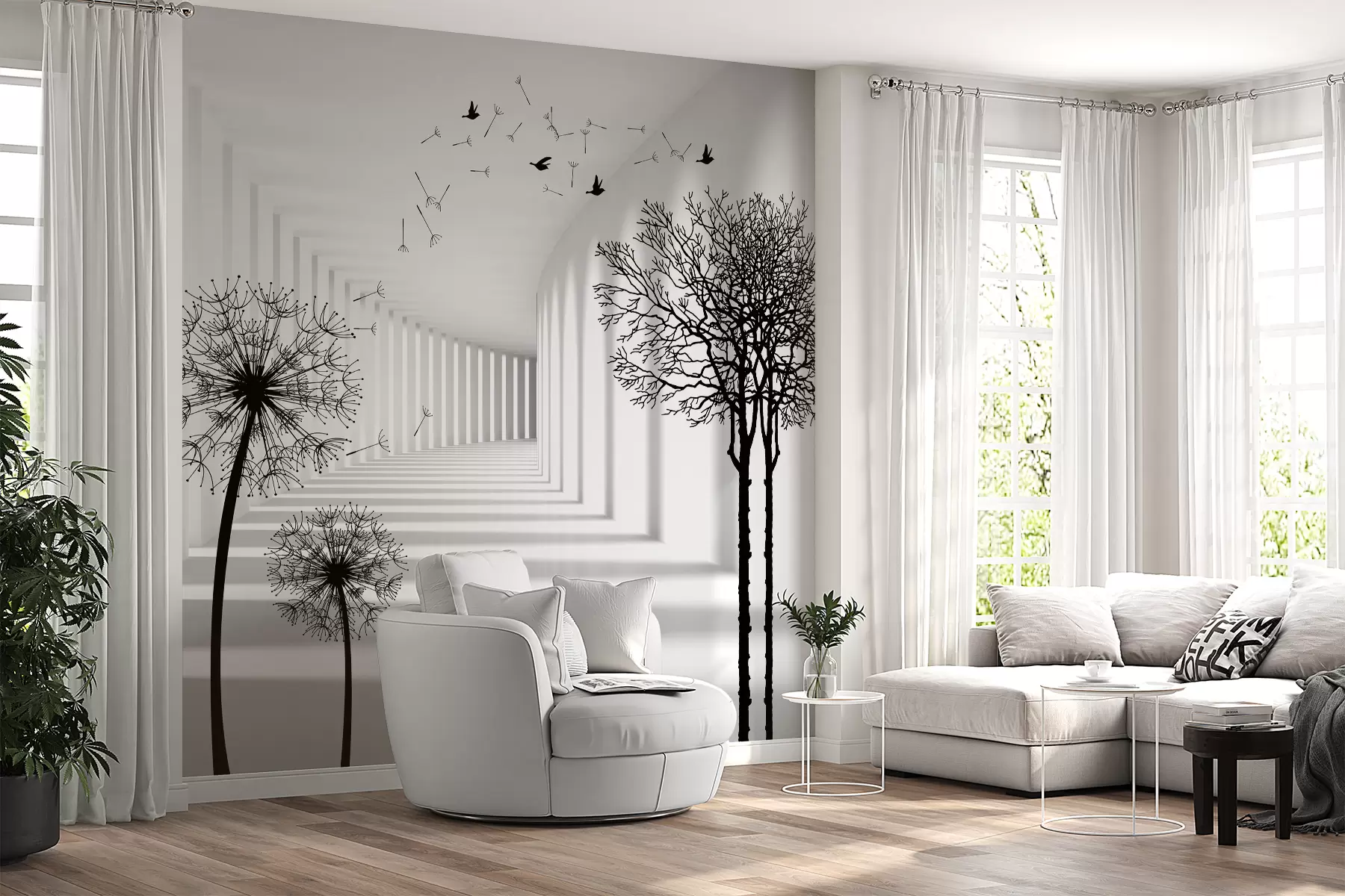 τοιχογραφίες Βάθος και φως u37803d1